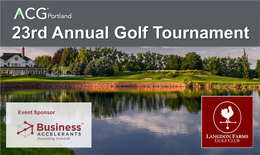 23rd Annual ACG Portland Golf Tournament ACG Portland